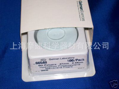 66548美国PALL GHP聚丙烯膜有机相水相皆可过滤0.45um，47mm 停产