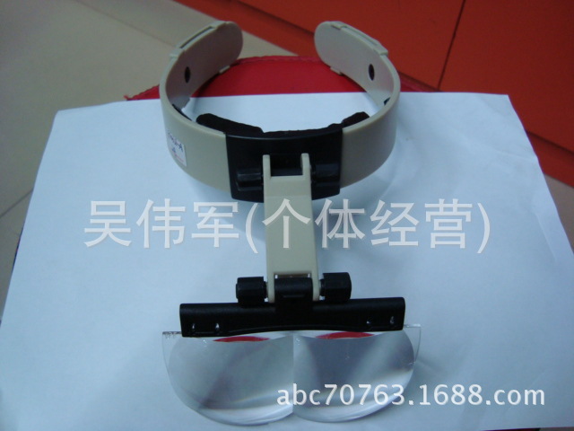 头盔放大镜，辅助放大镜，工具，光学用品，塑料制品