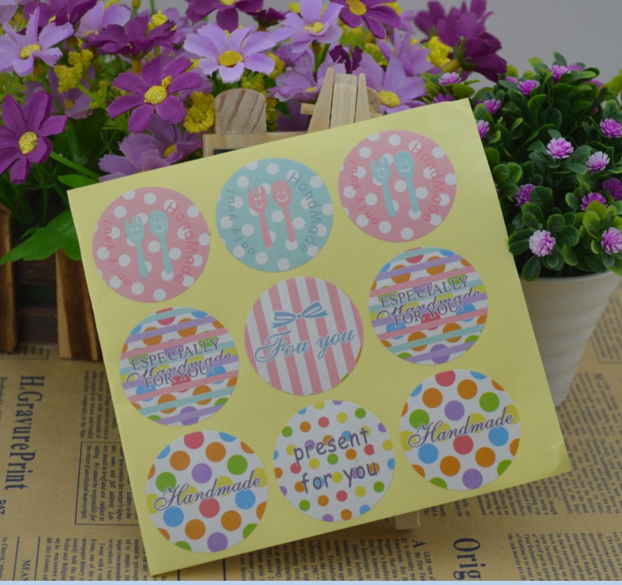 TZ-037韩国烘培封口贴高档封口贴 礼物贴 创意礼品贴