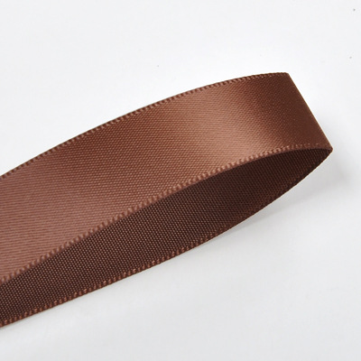 Xiamen Yao Ming cinta al por mayor cinta de satén de doble cara DIY accesorios cinta 100mm marrón serie 838-870
