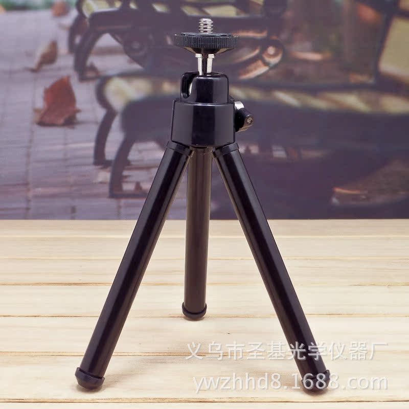 铝合金迷你三脚架 手机自拍迷你三角架 摄影小道具 望远镜三脚架
