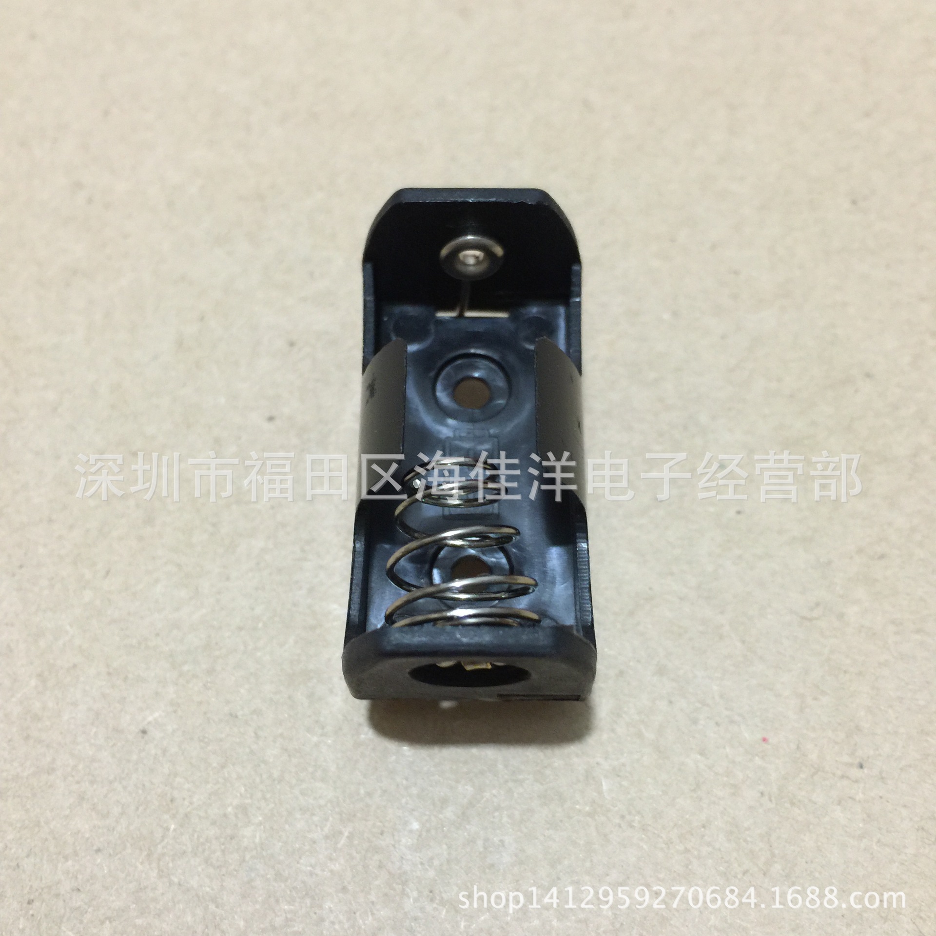 现货 ER14250插针锂电池盒 1/2aa  N号电池盒 pp材料软 铜针环保