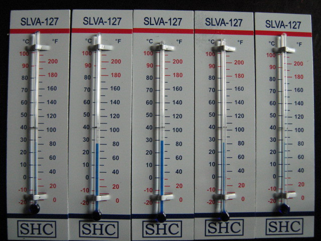 供应温度计  工艺品纸牌温度计