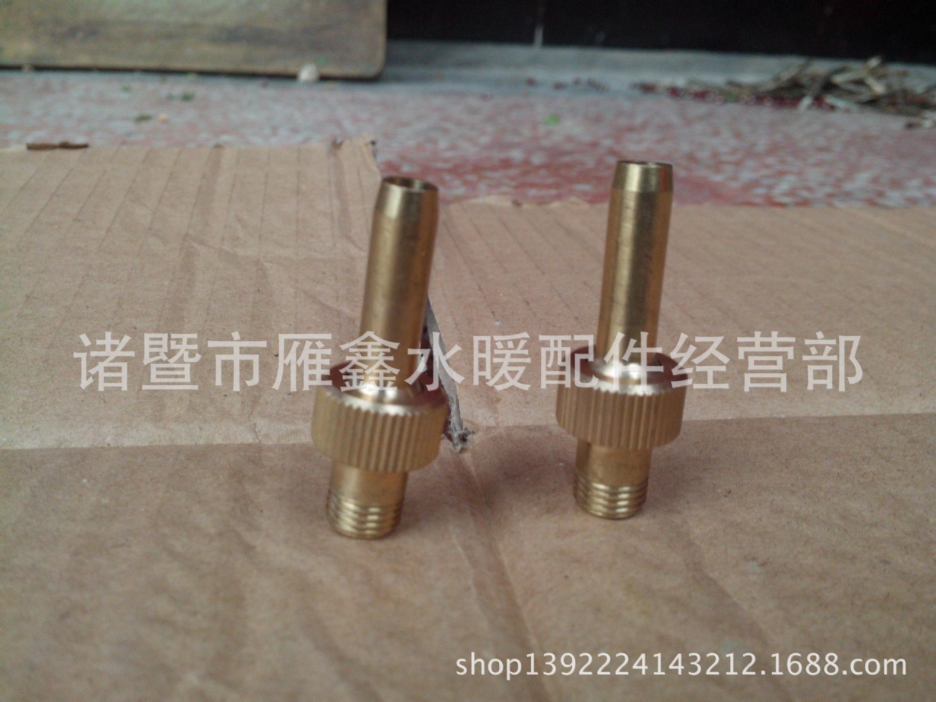 喷泉铜喷嘴 全铜 水帘喷头 园林 M8—2分水景景观 微型小直射喷头