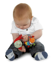 宝宝手腕铃摇铃声好轻柔的蜗牛毛毛虫手表带婴儿玩具