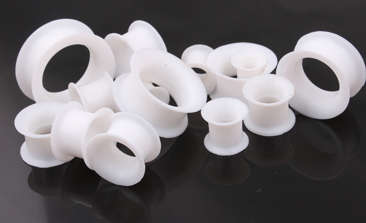 Non-Toxic Silicone Earring Studs Ear Expander Jewelry 4~25mm Geometric Silicone Ear Plugs detail image 9