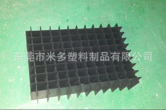 低价供应3mm普通黑色塑料中空板刀卡 按照客户图纸生产
