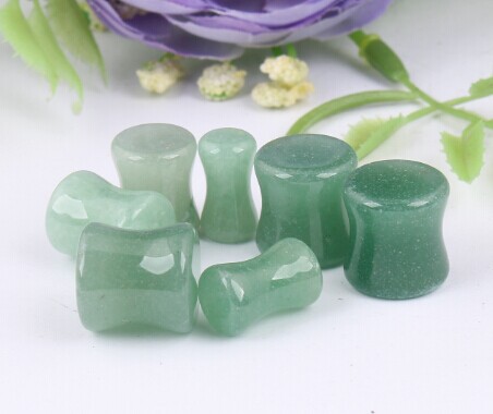 Dongpo Jade Genuine Jade Earrings Stud Ear Expander Bone Stick Ear Plug 16mm Geometric Shape Light Luxury Fashion Hoop Earrings for Women detail image 9