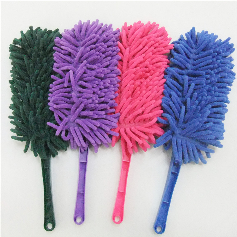 厂家直销雪尼尔长毛 汽车除尘刷子 洗车工具 家具清洁除尘掸