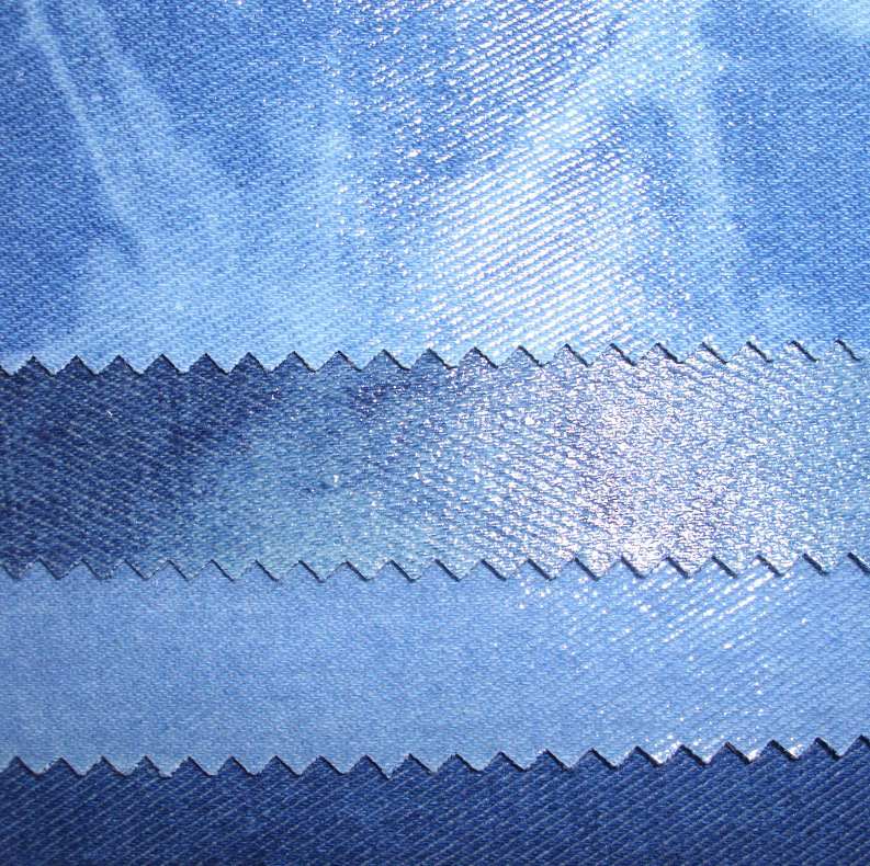 DB112供应洗水贴膜牛仔 适用鞋服布料