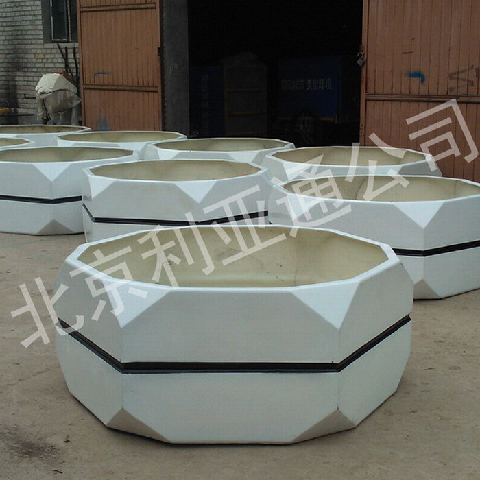 厂家厂价供应六角玻璃钢花盆花箱