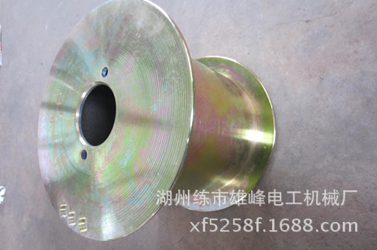供应机械/电线电缆/漆包线/拉丝专用铁线盘/绕线铁轴/工字轮加工