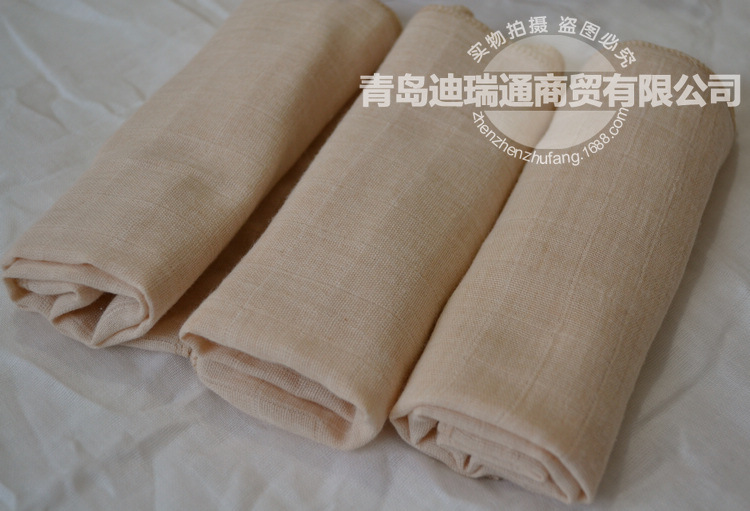雙層彩棉紗佈手帕 嬰兒紗佈口水巾