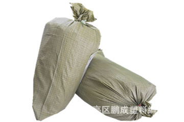 鹏成塑料编织袋厂家生产汛期防洪专用沙土袋40x60CM货源充足