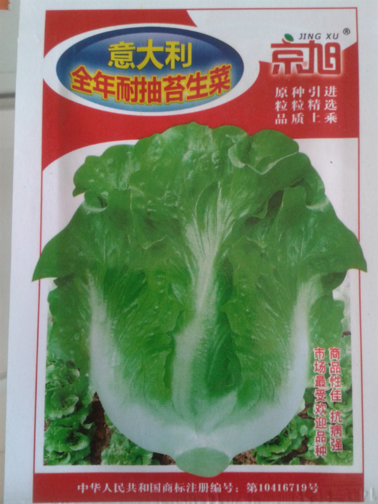 seed company wholesale Vegetables Seeds Italy Bolting Lettuce seeds Manufacturers original packaging