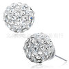 Charletla super glittering earrings Potal mud fragrant Barra earrings 6mm Chambara earrings manufacturers direct sales