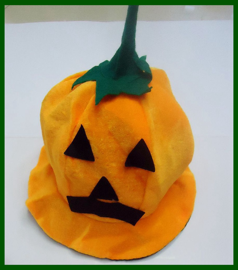 Halloween perform terror Pumpkin Witch hat Bat Stage Play Carnival party perform Pirate Hat