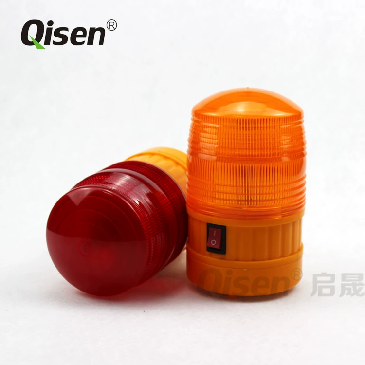 Завод Qisheng LTD5088 фонарь предупреждающий LED для временного дорожного строительства, сухая батарея