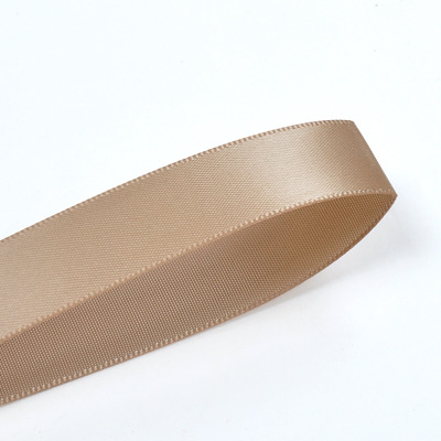 Yao Ming empresa de cinta al por mayor de doble cara cinta de satén accesorios para el cabello accesorios de DIY 75mm marrón serie 810-837