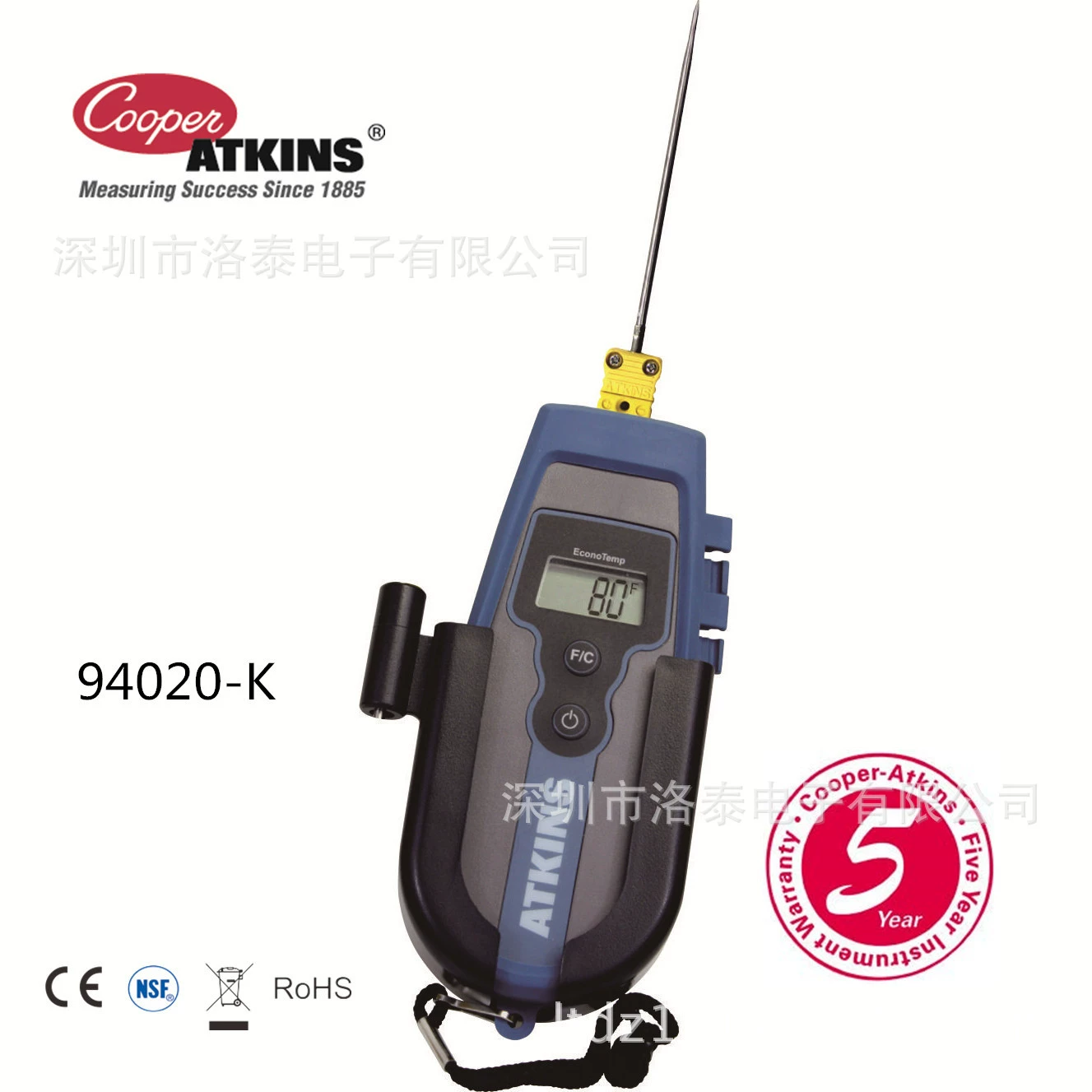 Термометр термопары США Cooper-Atkins 94020-K костюм термометр с игольчатым зондом