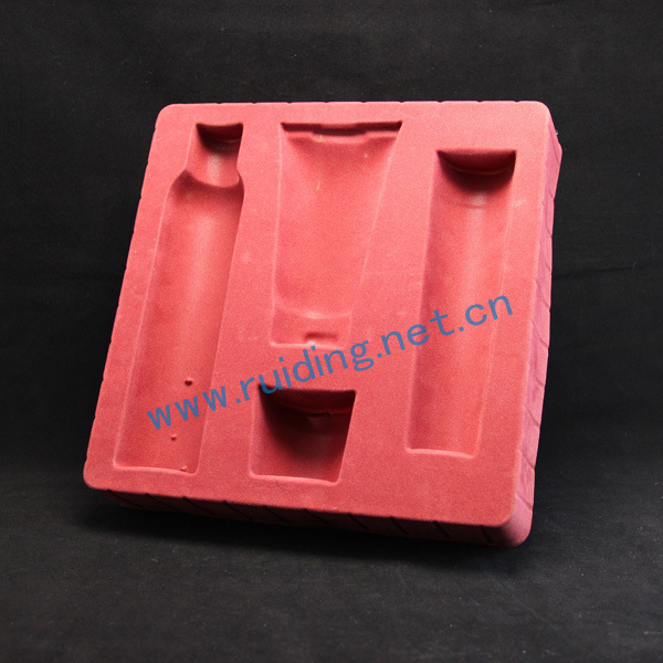 供应江门蓬江区 高优质PS植绒托盘定制