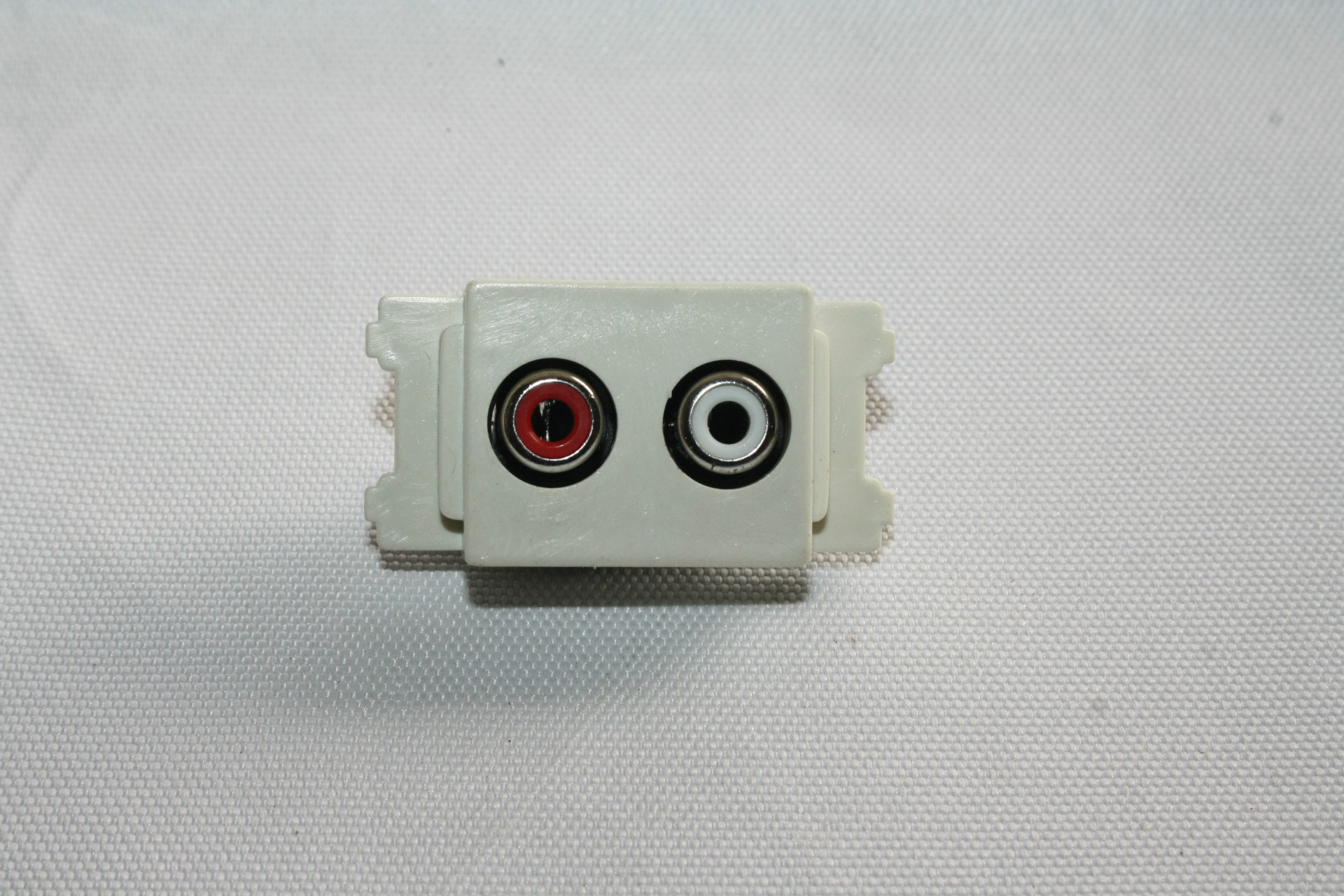 地插模块120型 AV莲花母座双音频