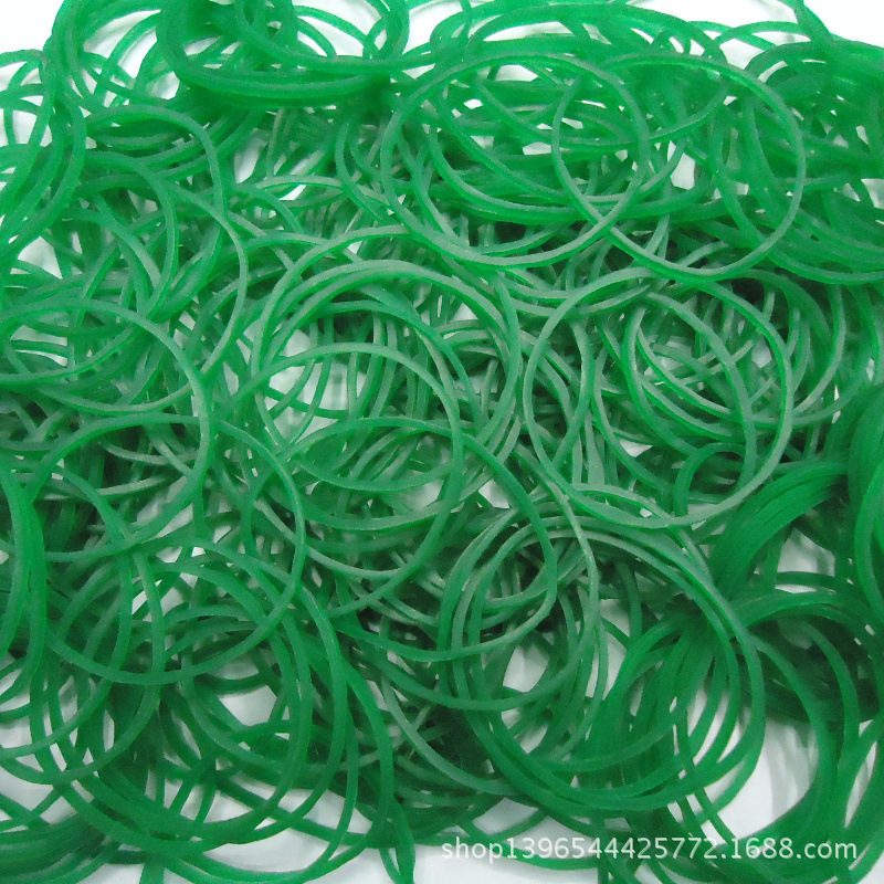 厂家直销 绿色耐高温无油橡皮筋 橡皮圈 牛皮筋 内直径3.8cm批发