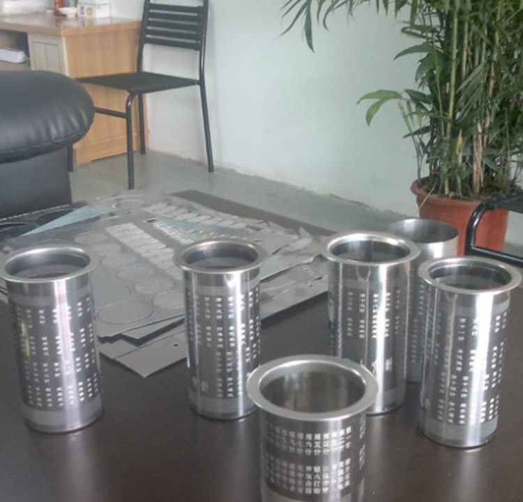 厂家供应茶壶滤网304不锈钢茶壶网片 蚀刻加工精美图案刻字