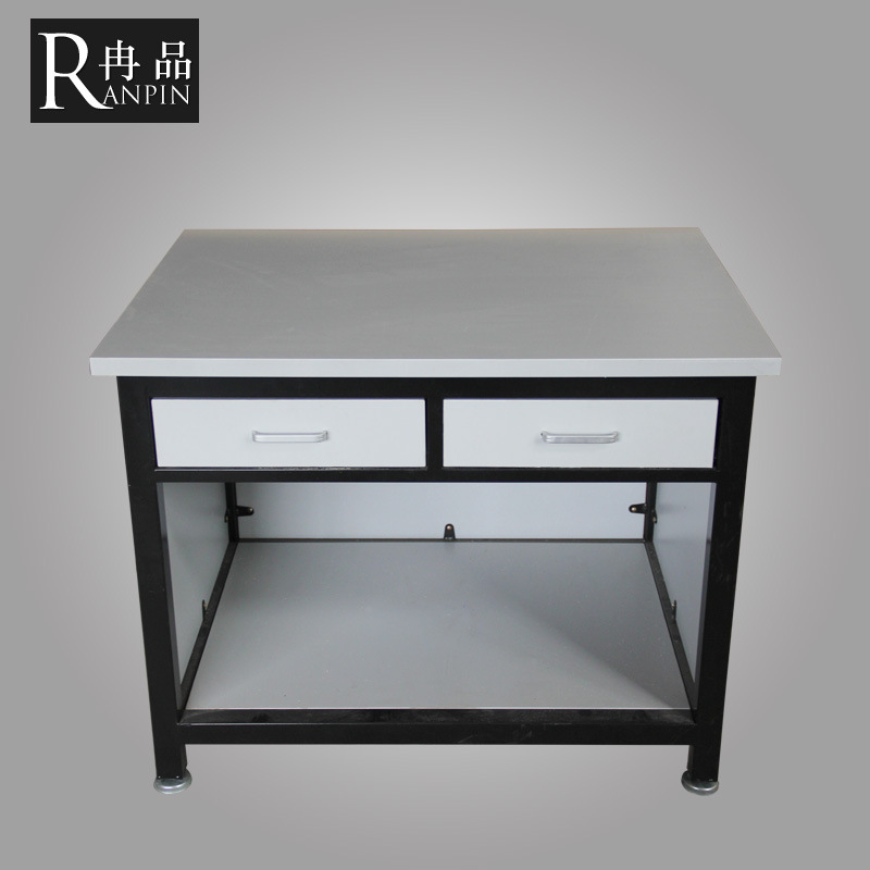 冉品 车间工作台带柜子 电子维修实验台 维修工作台 双层工具桌子
