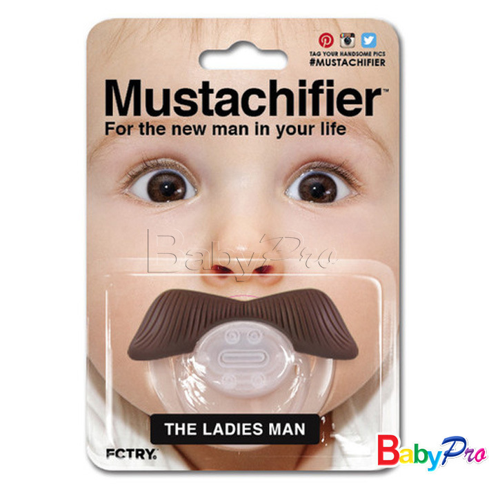 Sucette Bébé moustache avec cache-poussière - Ref 3424528 Image 9