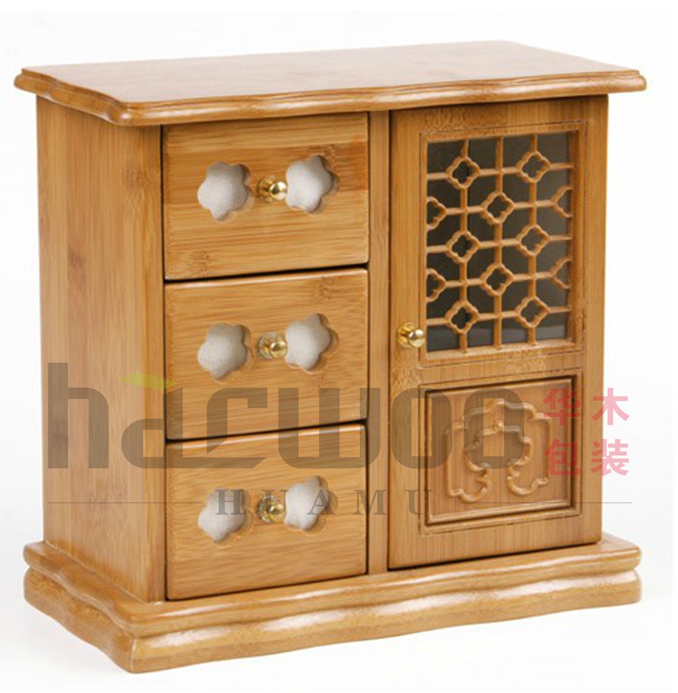 高档木质首饰盒 复古中国风饰品盒 项链包装盒 香薰蜡烛礼盒