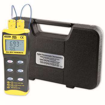 精耐 GENERAL DT8852，双通道热偶温度测量仪