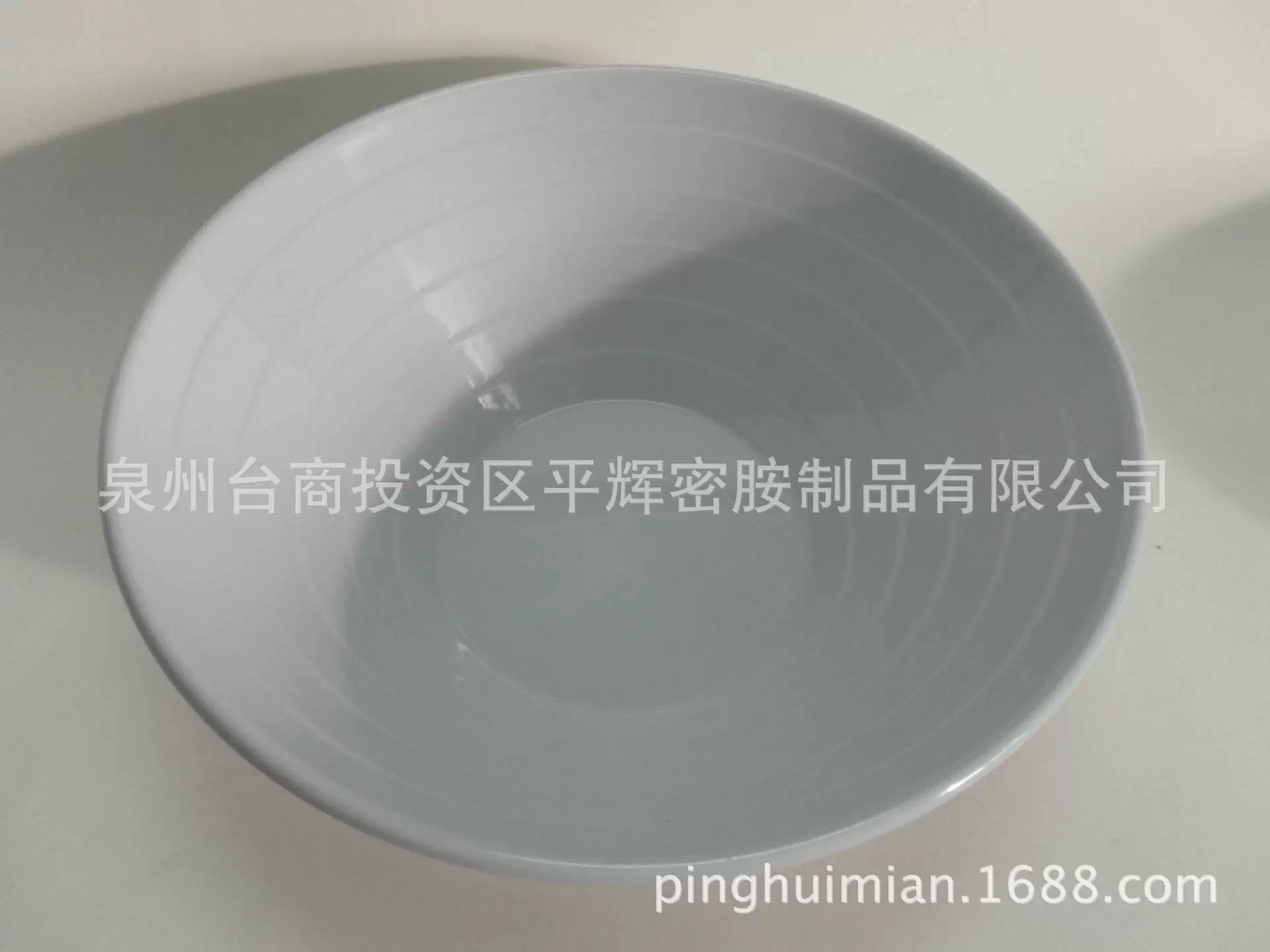10" резная меламиновая посуда, миска с резьбой белая миска 25,2×8,5 см, большая гостиничная миска