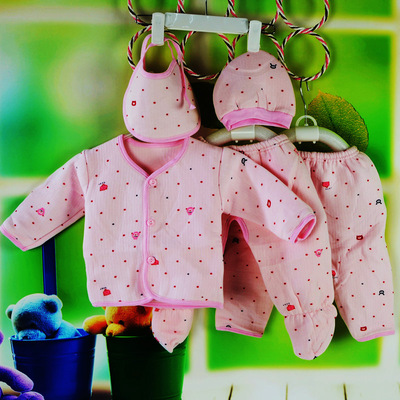 Newborn Gift box keep warm clothes trousers Hat Saliva towel pure cotton keep warm Newborn Gift box winter