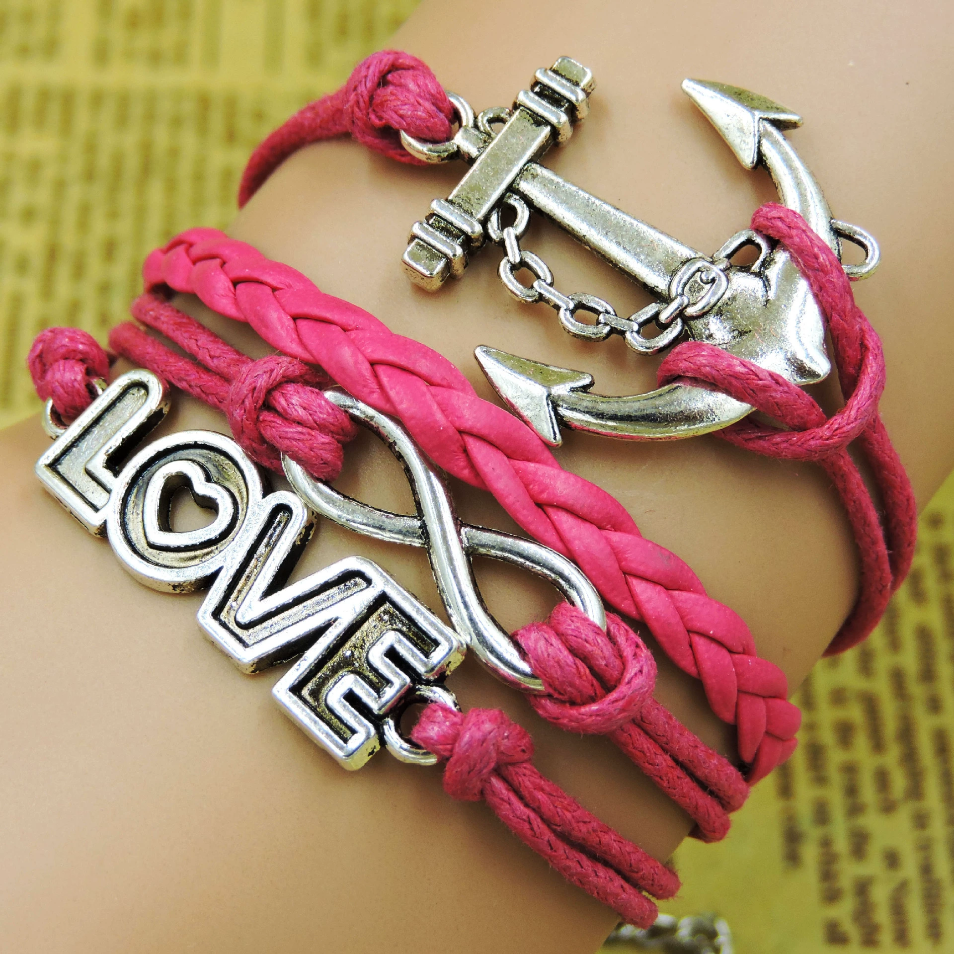 Retro accessory, woven bracelet, European style, Aliexpress