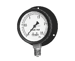 兵田计器圆边型密闭压力计B型