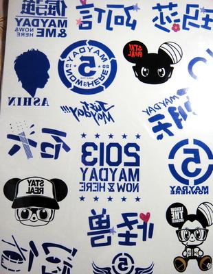 According to your size design Of large number Discount Customized Tattoo paper Water transfer colour pattern