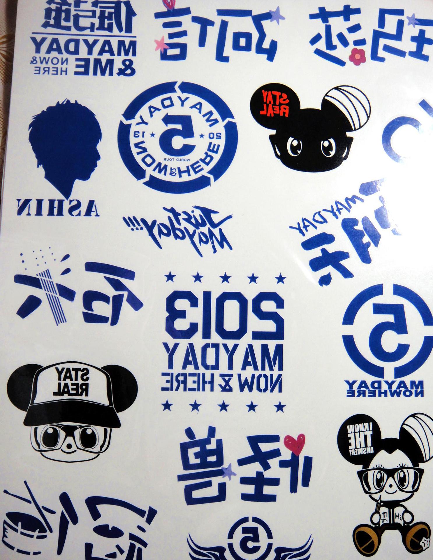 According to your size design Of large number Discount Customized Tattoo paper Water transfer colour pattern