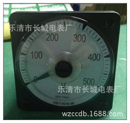 供应 63L19 380/100V 广角度 船用表 交流电压表