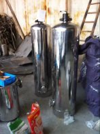 不锈钢仿玻璃钢罐厂家Ф300*1400*2全软化罐大量批发