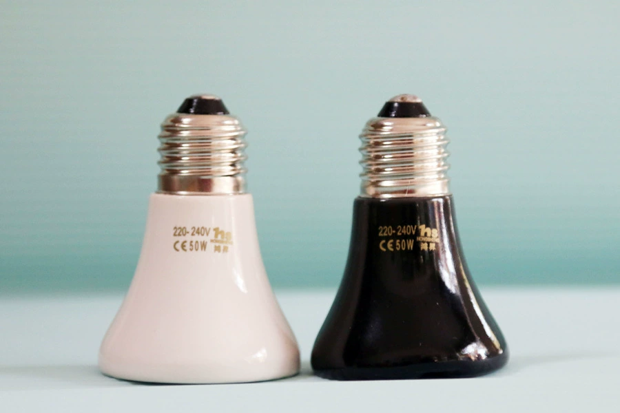 Рептилия дальняя инфракрасная керамическая нагревательная лампа изоляционная лампа маленький конус мини 25 Вт 50 Вт 75 Вт 100 Вт