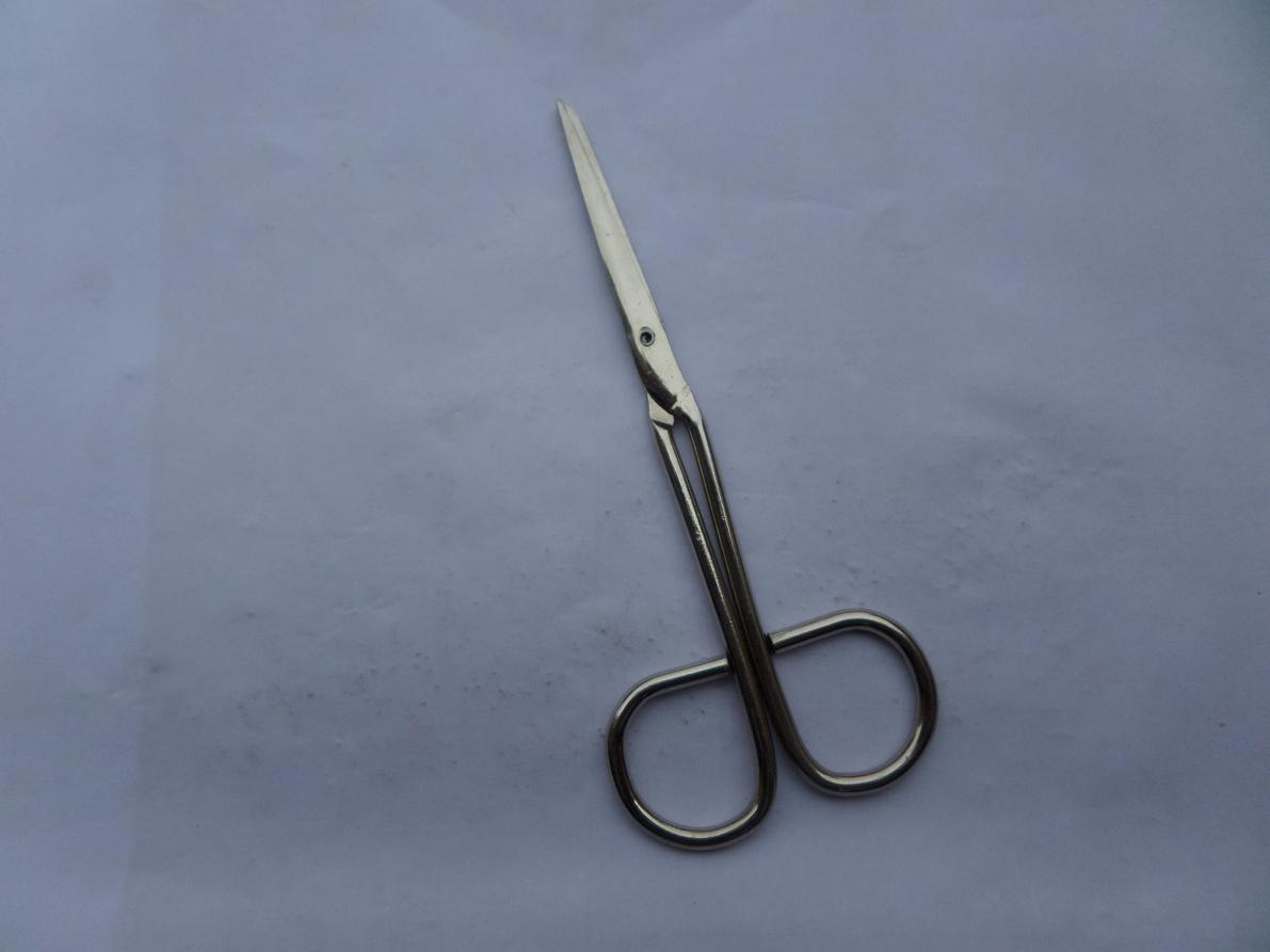 一次性尖头纱布剪刀/医用拆线剪刀/医用剪刀/急救剪刀