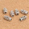 Factory wholesale S925 sterling silver jewelry retro Thai silver DIY accessories Ping An auspicious bucket beads