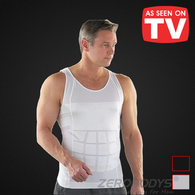 收腹内衣_006男士塑身背心电视购物束腰收腹