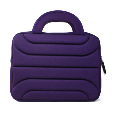 吉克沃厂家供跨境专供10寸压线纹压模潜水料手提包可定LOGO|ru