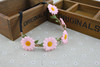 Headband, beach hair accessory solar-powered, flowered, boho style