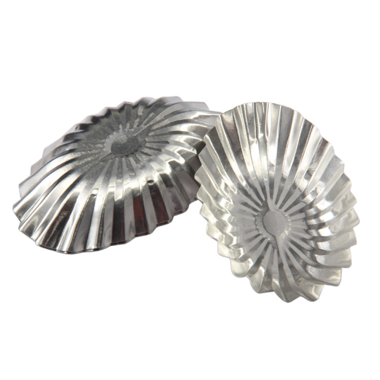 菊花型薄铝蛋糕模椭圆形3