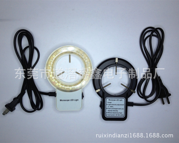厂家直销内径61mm48颗LED一体显微镜可调光源环形灯TY-F61-48内接