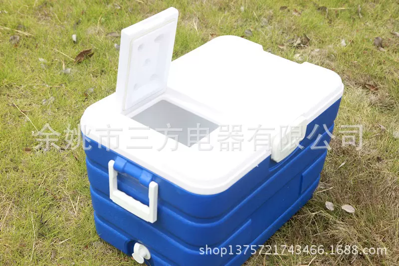 40L带天窗保温箱 冷藏箱 车载食品 户外烧烤 冷链运输礼品箱 批发