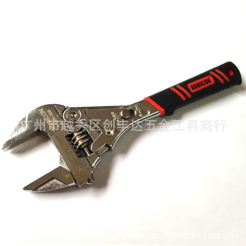 日本RUBICON罗宾汉RSV-008大开口活动扳手 棘轮活动扳手